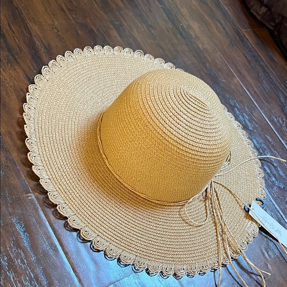 NWT Jessica Simpson Tan Sun Hat - Picture 9 of 9